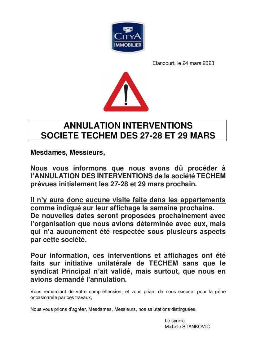 Note annulation interventions techem mars 2023
